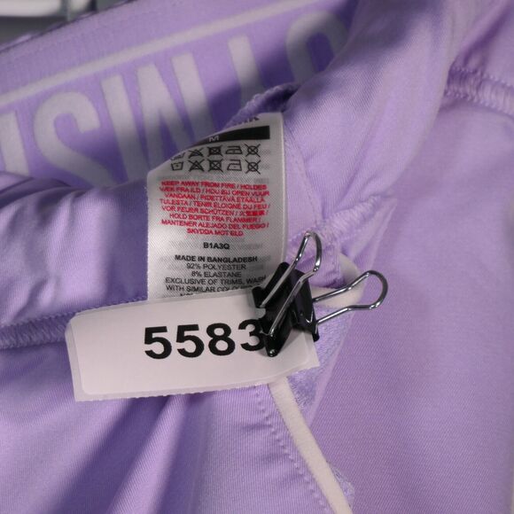 Gymshark Sweatpants Women Medium Purple Pull On Sweats Tapered Pockets High Rise - Picture 8 of 8